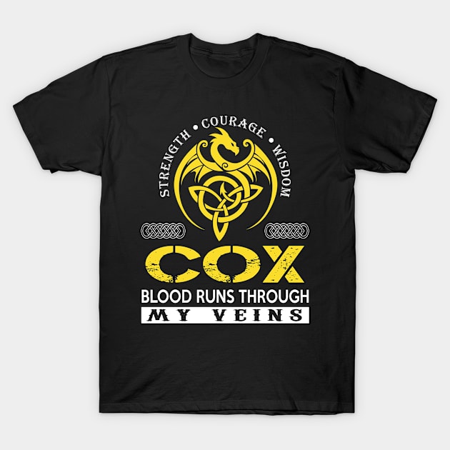 COX T-Shirt by isaiaserwin